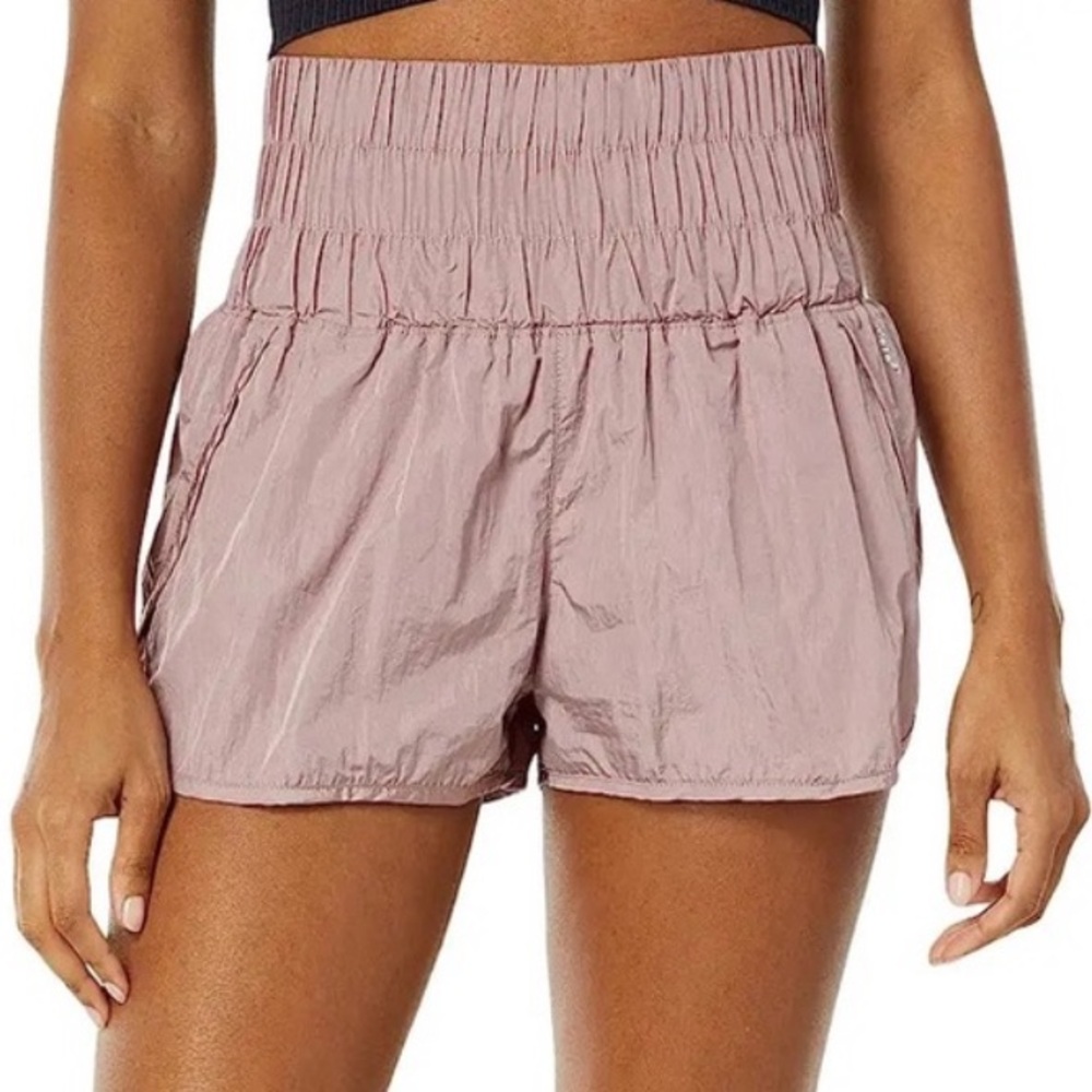 Free People Movement The Way Home Shorts Mauve Dusty Rose Size XS